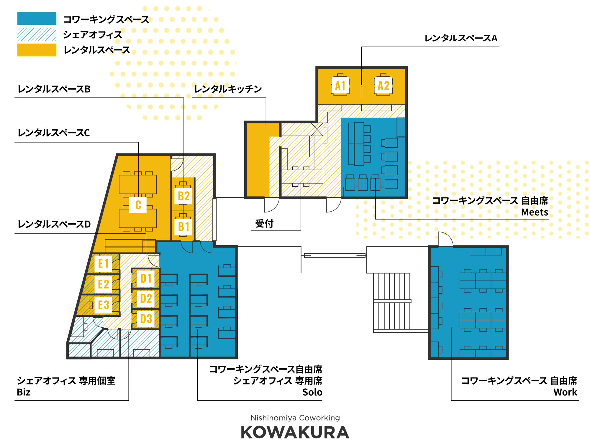 にしのみや レンタルスペース KOWAKURA