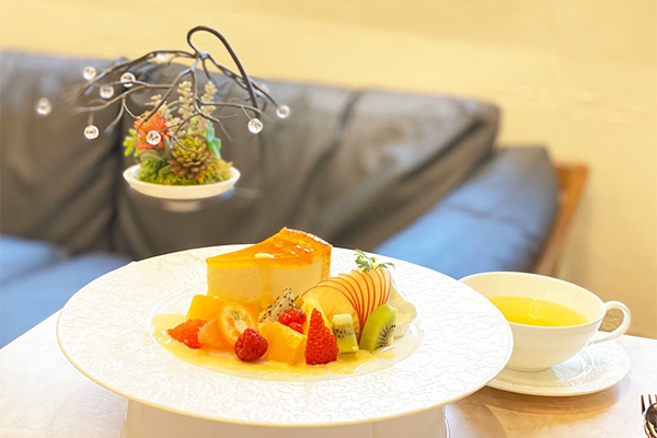 パティスリー「デリチュース」 カフェスペース